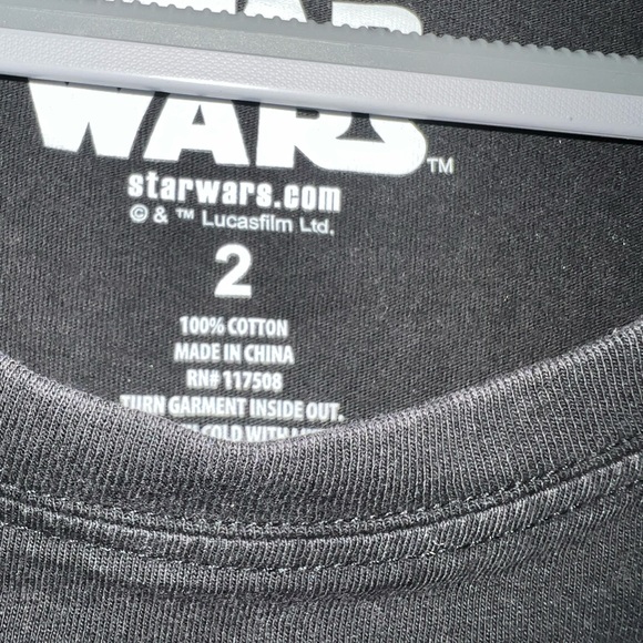 Torrid Star Wars Kanji Print Graphic Tee - Size 2 - Picture 3 of 4